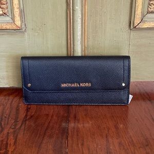 NWT Michael Kors slim leather envelope wallet